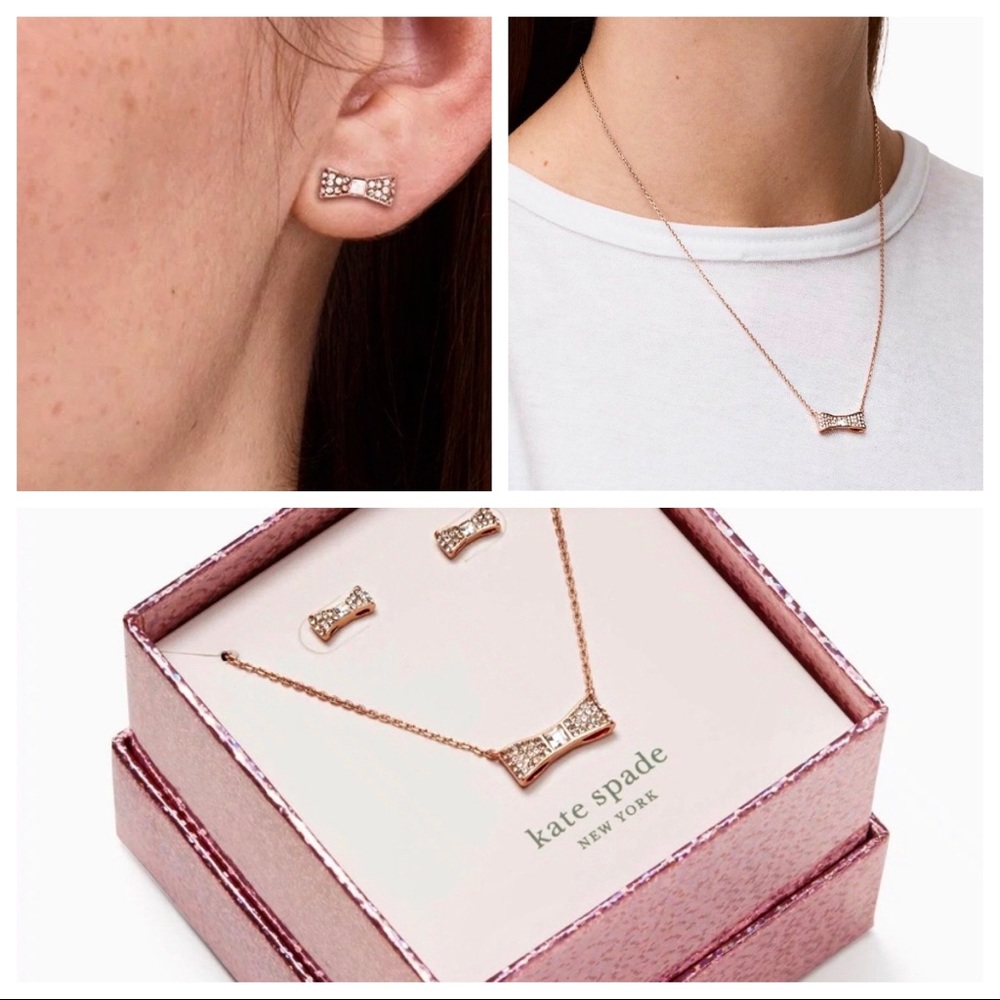 Kate Spade Ready Set Go~ Earrings & Necklace Set